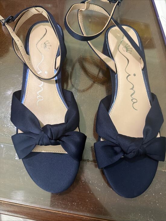 Nina Shoes - NINA SULMA ANKLE STRAP SANDAL IN BLUE SIZE 7.5 (SRC)